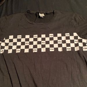 Checkered Pink Victoria secret top